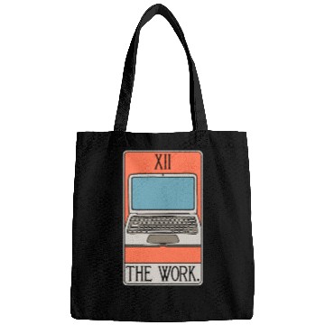 Discover The Work - Tarot Card - Workaholic Entrepreneur Bags