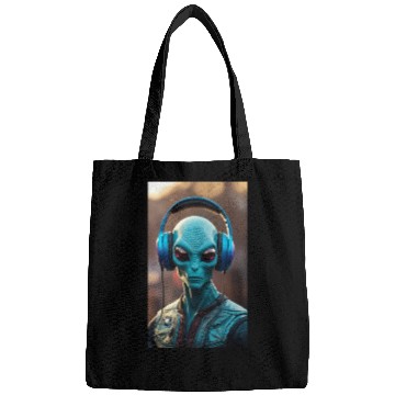 Discover A cool dude alien Bags