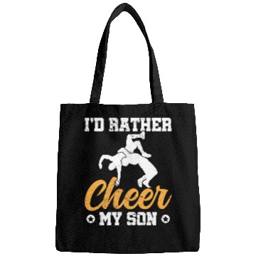 Discover Wrestler Dad Funny Wrestling Mom Bags
