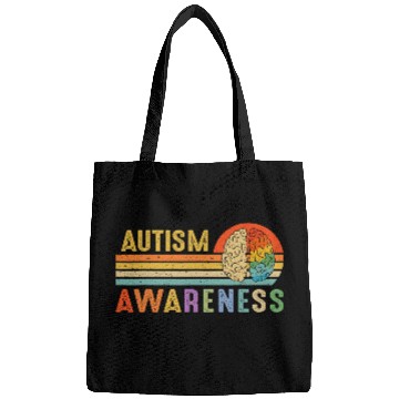 Discover World Autism Awareness Neurodiversity Autistic Bags
