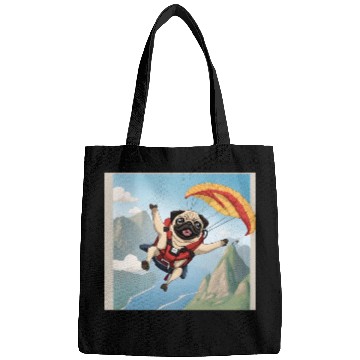 Discover A pug skydiving Bags