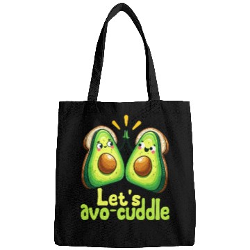 Discover Let's Avo-Cuddle Cute Avocado Love Bags