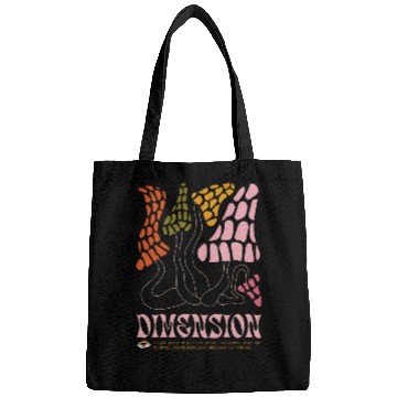 Discover Dimension Psychedelic Illustration Bags