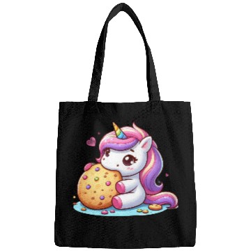 Discover Unicorn Enjoying a Cookie Bags