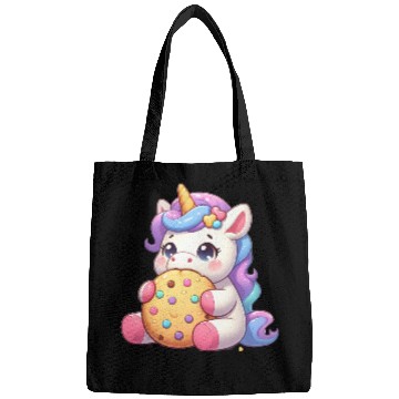 Discover Unicorn Enjoying a Cookie Bags