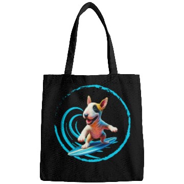 Discover Bull Terrier Surfing Bags