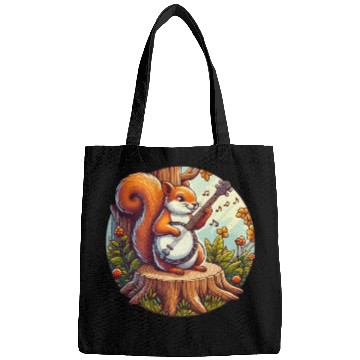 Discover Squirrel Playing Banjo Bags