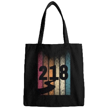 Discover 218 Area Code Retro Minnesota Duluth Bags