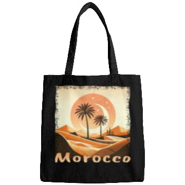 Discover Morocco Sahara Sunset with Palm Bags