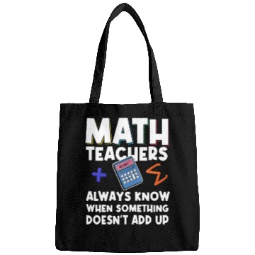 Discover Mathematics Teachers Funny Math Teacher Bags