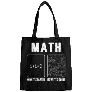 Discover Mathematics Teachers Funny Math Teacher Bags
