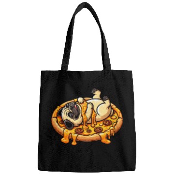 Discover Pug & Pizza: A Cheese Celebration for Lovers Bags