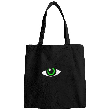 Discover Green Eye Design Vector 3 Colors Bags