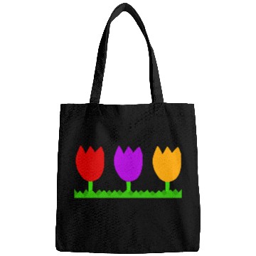 Discover Three cute tulips Bags