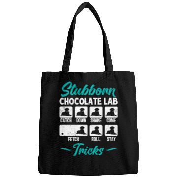 Discover Labrador STUBBORN CHOCOLATE LAB TRICKS Bags