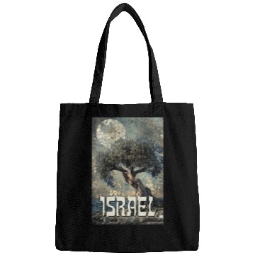 Discover Israeli Scene with Olive Tree and the Bags