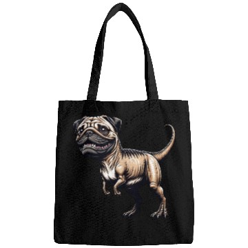 Discover T-Rex & Pug Hybrid Cartoon Fun Bags