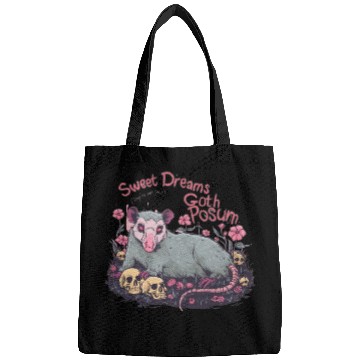 Discover sweet dreams goth possum Street Cats Squad Bags