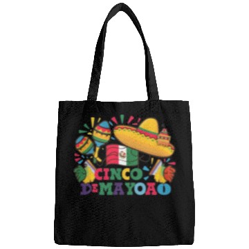 Discover Cinco de Mayo: Mexican Flag Design Bags