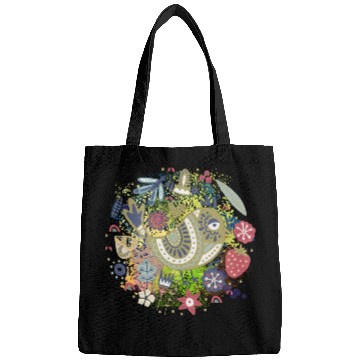 Discover Design Abstract Bird Unique Art Bags