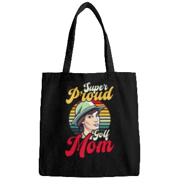 Discover Golfing Mom Super Proud Golf Mom Bags