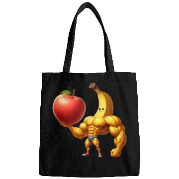 Discover Muscular banana lifts huge apple Bags