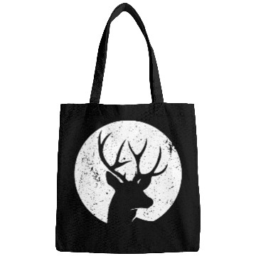 Discover Stag deer face creative minimal design Bags