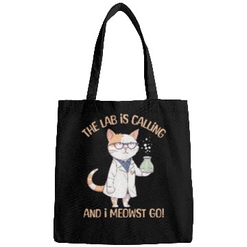 Discover Lab Calling Science Lab Cat Laboratory Chemistry Bags