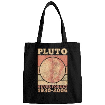 Discover Pluto Never Forget Space Science Astronomy Bags