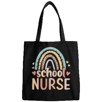 Discover Rainbow Leopard Print School Nurse Back To School Bags