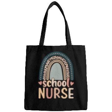 Discover Rainbow Leopard Print School Nurse Back To School Bags