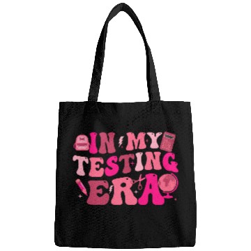 Discover in my testing era testing day teacher student Bags