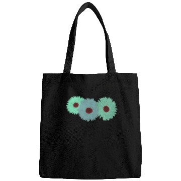 Discover Pretty Spring Flowers Green Bags