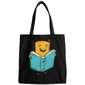 Discover Happy Book Lover Reading Adventure Bags