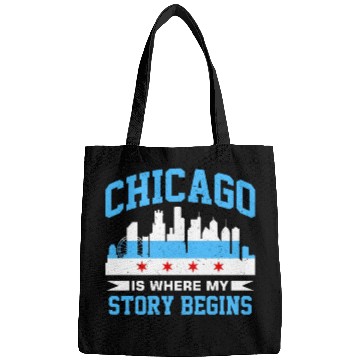 Discover Unique Chicago Skyline Windy City 312 Bags