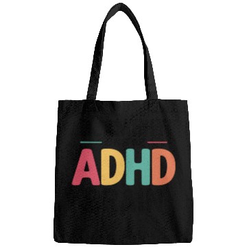 Discover Embrace Neurodiversity Celebrate Adhd Awareness Bags