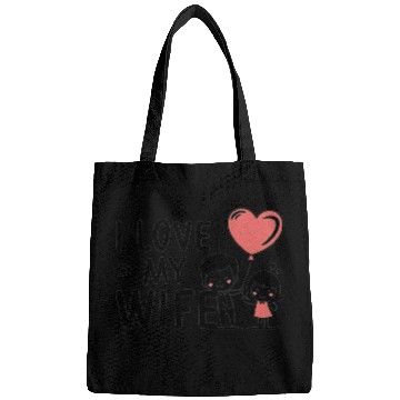 Discover I Love my wife Bags