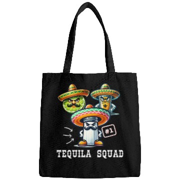 Discover Cinco De Mayo Fiesta Tequila Squad Salt Number One Bags