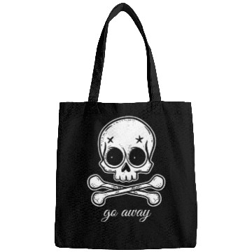 Discover Go Away | Skull and Crossbones Bags