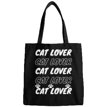 Discover Cattitude: Multiple Cat Lovers Text Design Bags