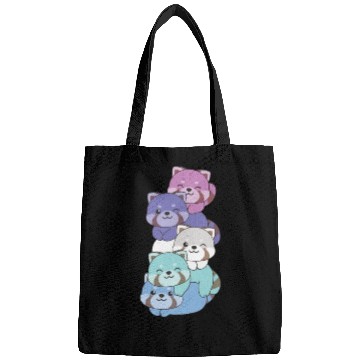 Discover Spectrasexual Flag Pride Lgbtq Cute Red Panda Bags
