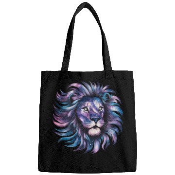 Discover Lion Head Galaxy Style Bags