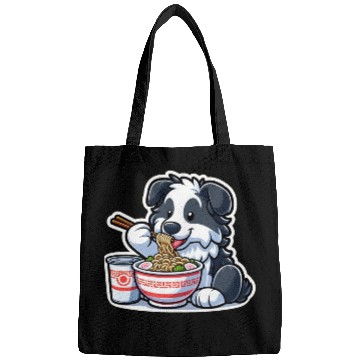 Discover Border Collie Love Ramen Bags