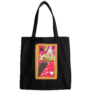 Discover Orange Queen Of Spades Playing Card Bags