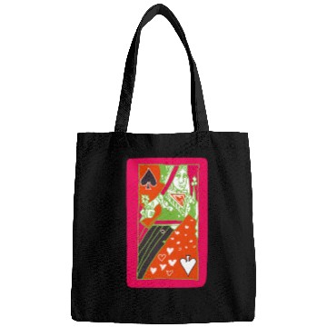 Discover Red Queen Of Spades Playing Card Bags