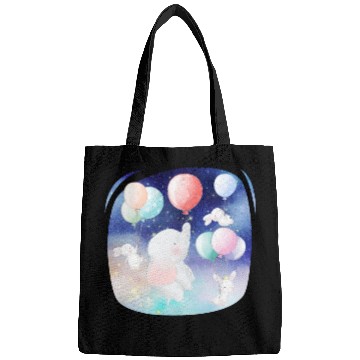 Discover Elephant And Rabbit Flying To Space Using Balloon Bags