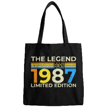 Discover The Legend 1987 Logo Design Limited Edition Bags