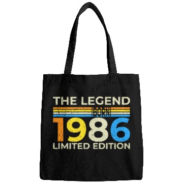 Discover The Legend 1986 Logo Design Limited Edition Bags