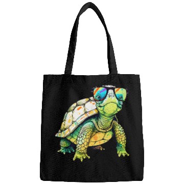 Discover Turtle Colorful Turtle Outfit Mens Turtle Lover Bags