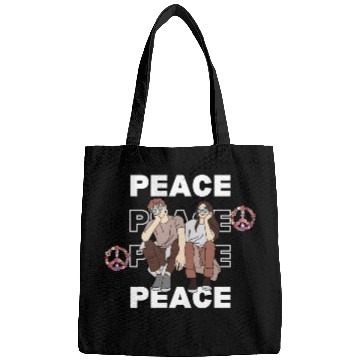 Discover Peaceful Friends: Modern Graphic Bags